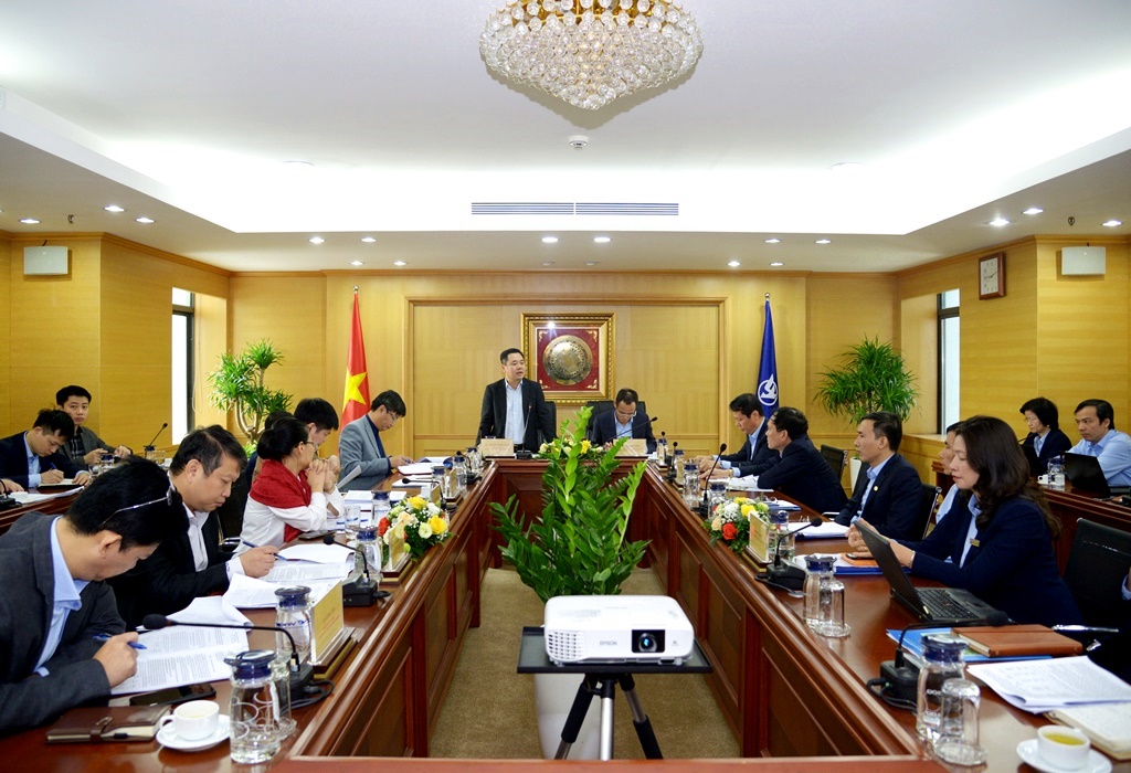 Phó Chủ tịch Nguyễn Ngọc Cảnh làm việc với Vinafor về kế hoạch sản xuất, kinh doanh năm 2021